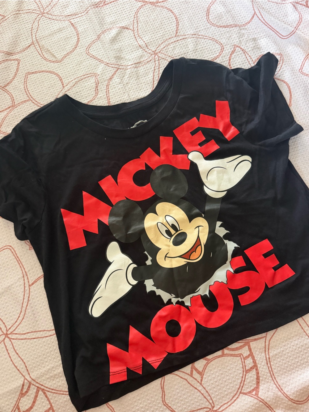 Disney Mickey Cropped Shirt